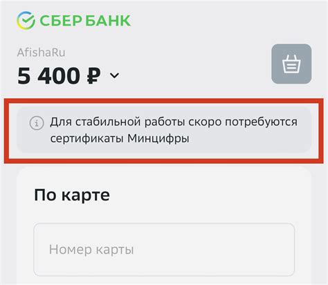 Актуальность Сертификата Минцифры