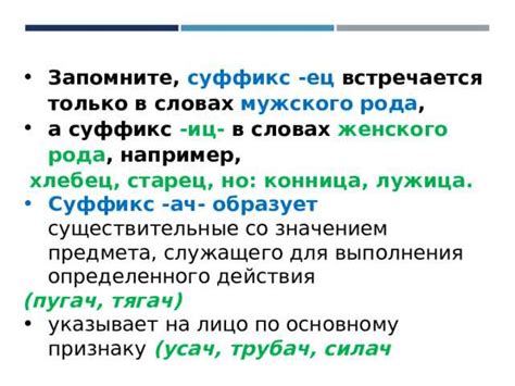 Вариантный способ использования суффикса "ее" в русской лексике