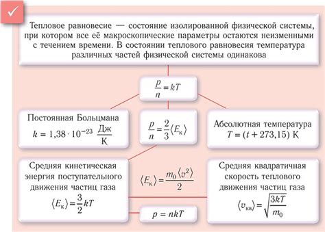 Влияние температуры на движение частиц