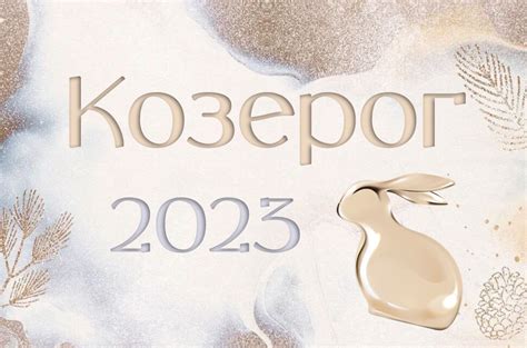 Женщинам Козерогам в 2023 году