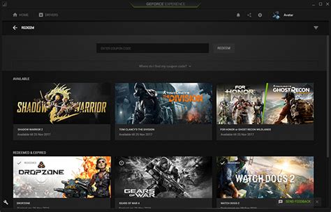 Запуск игры через ПО GeForce Experience