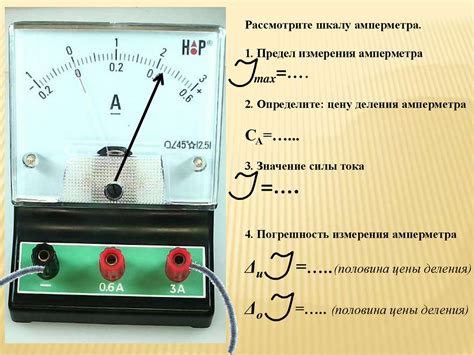 Измерение силы тока в цепи