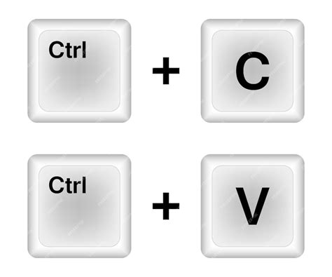 Использование клавиш Ctrl + C для открытия