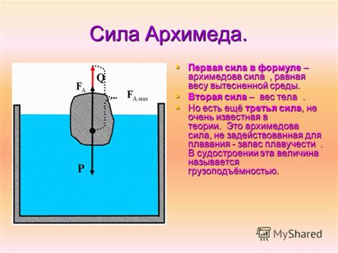 Использование метода погружения тела в жидкость для измерения давления