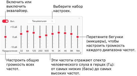 Использование эквалайзера и уменьшение шумов