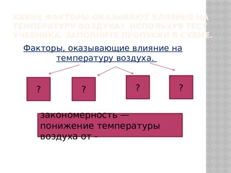 Какие факторы оказывают влияние на массу воздуха?