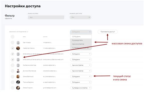 Как организовать разные уровни доступа для различных пользователей?