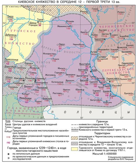 Княжество Киевское в 966 году