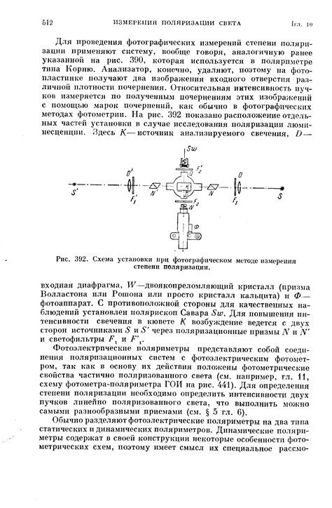 Методы измерения степени поляризации