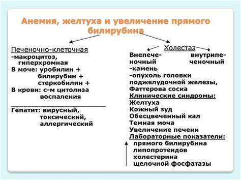 Методы коррекции прямого билирубина