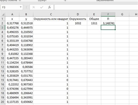 Метод нахождения Пифагоровой тройки в Excel