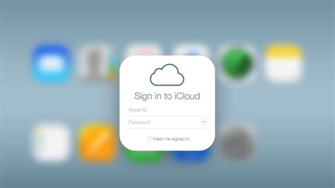 Нажмите на раздел "Войти в iCloud"