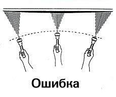 Неправильная техника окрашивания