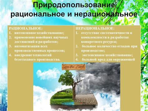 Нерациональное природопользование: проблемы и последствия