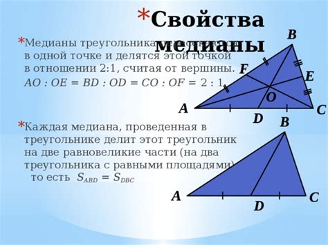 Обманчивое впечатление медианы в треугольнике с равными сторонами