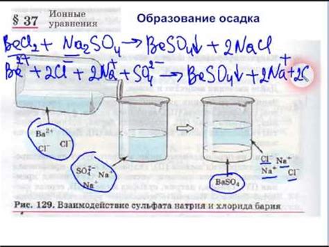 Образование осажденного осадка