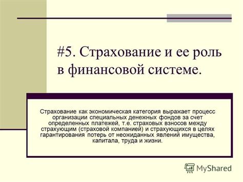 Общая суть АФЖС и ее роль в финансовой системе