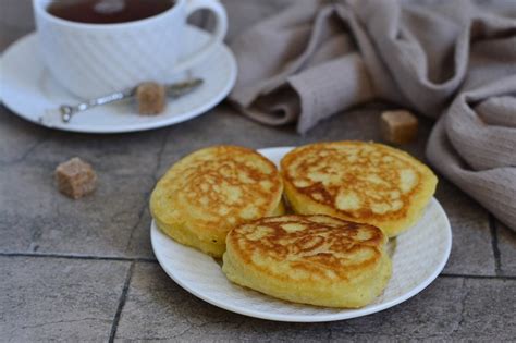 Оладьи на сливках и меду