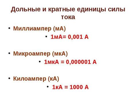 Определение ампера как единицы измерения