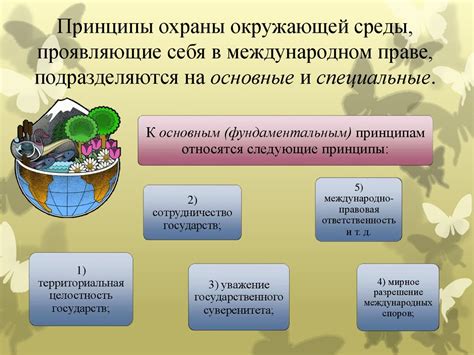 Определение компетенций государства в области охраны природы