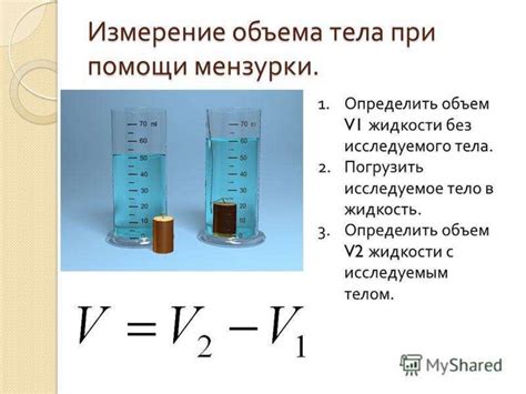 Определение объема тел