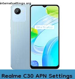 Оптимальная конфигурация точки доступа (APN) на смартфоне Realme C30