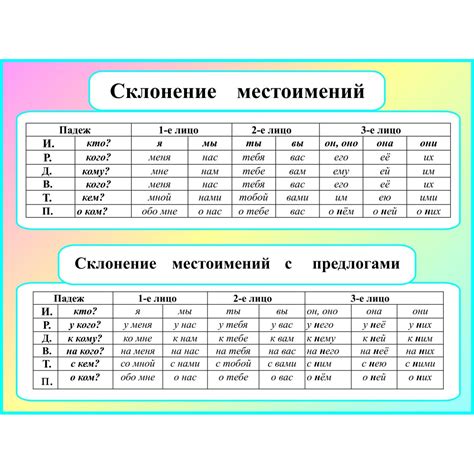 Особенности употребления местоимений в русском языке