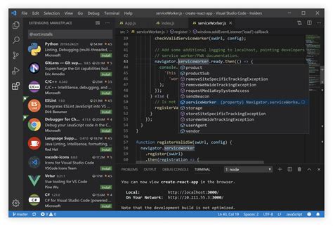 Откройте Visual Studio Code