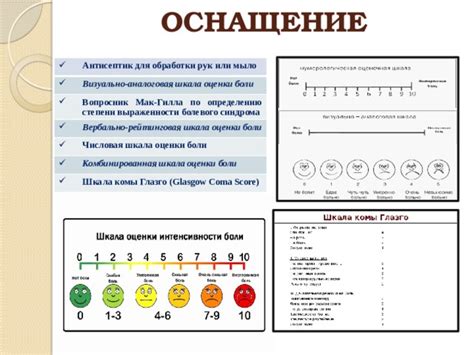 Оценка степени боли