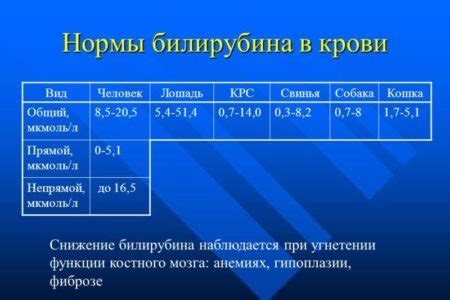 Повышенный уровень прямого билирубина