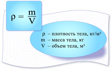 Понятие плотности и методы измерения