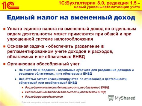 Преимущества применения 1С в деятельности индивидуального предпринимателя по упрощенной системе налогообложения