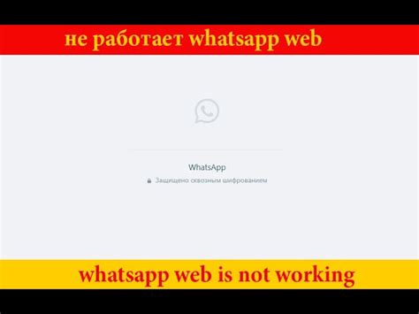 Причины сбоев WhatsApp Web