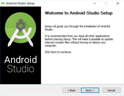 Проверка корректности установки Android Studio