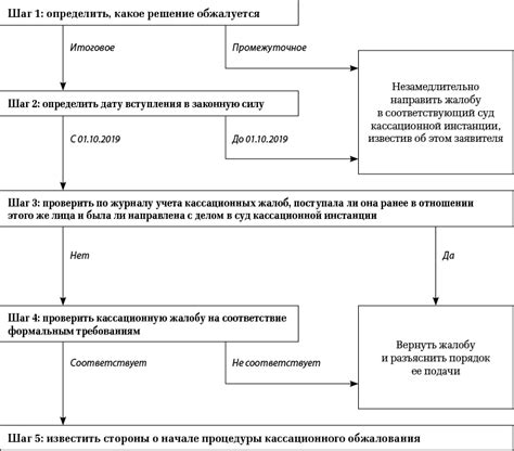 Процесс кассационного рассмотрения дела