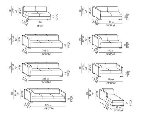 Размеры и форма дивана и диван-кровати
