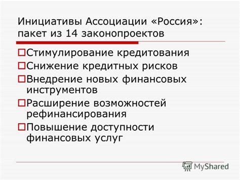 Рассмотрение новых финансовых возможностей