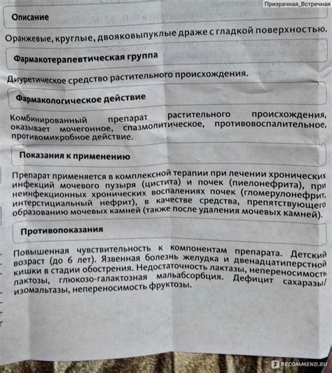 Рекомендации медицинских специалистов по применению Канефрона и противопоказания