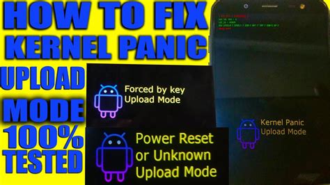 Решаем проблему Kernel panic upload mode