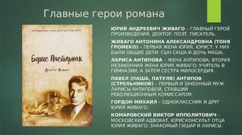 Роль персонажа в развитии сюжета