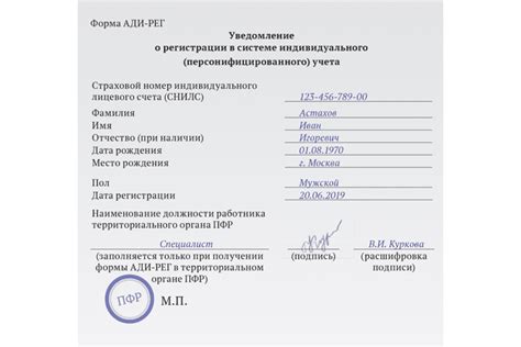 СНИЛС: важные информационные данные и его значимость