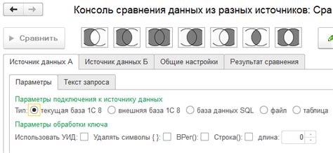 Сравнение данных из разных источников