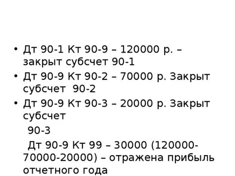 Суть и значимость терминов ДТ 90 и КТ 99