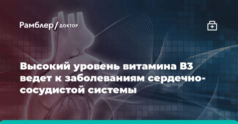 Угроза сердечно-сосудистым заболеваниям