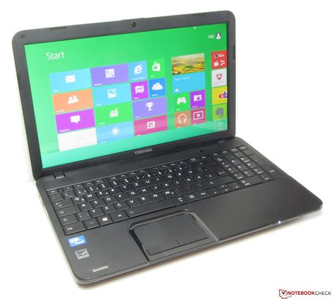 Управление ноутбуком Toshiba Satellite C850