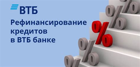 Условия и требования ВТБ для рефинансирования