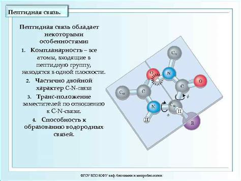 Химические особенности