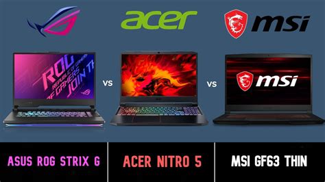Цена и качество: Acer vs MSI