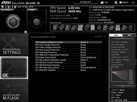 Что представляет собой Vddnb over voltage в BIOS