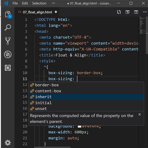 Шаги по созданию html файла в Visual Studio Code